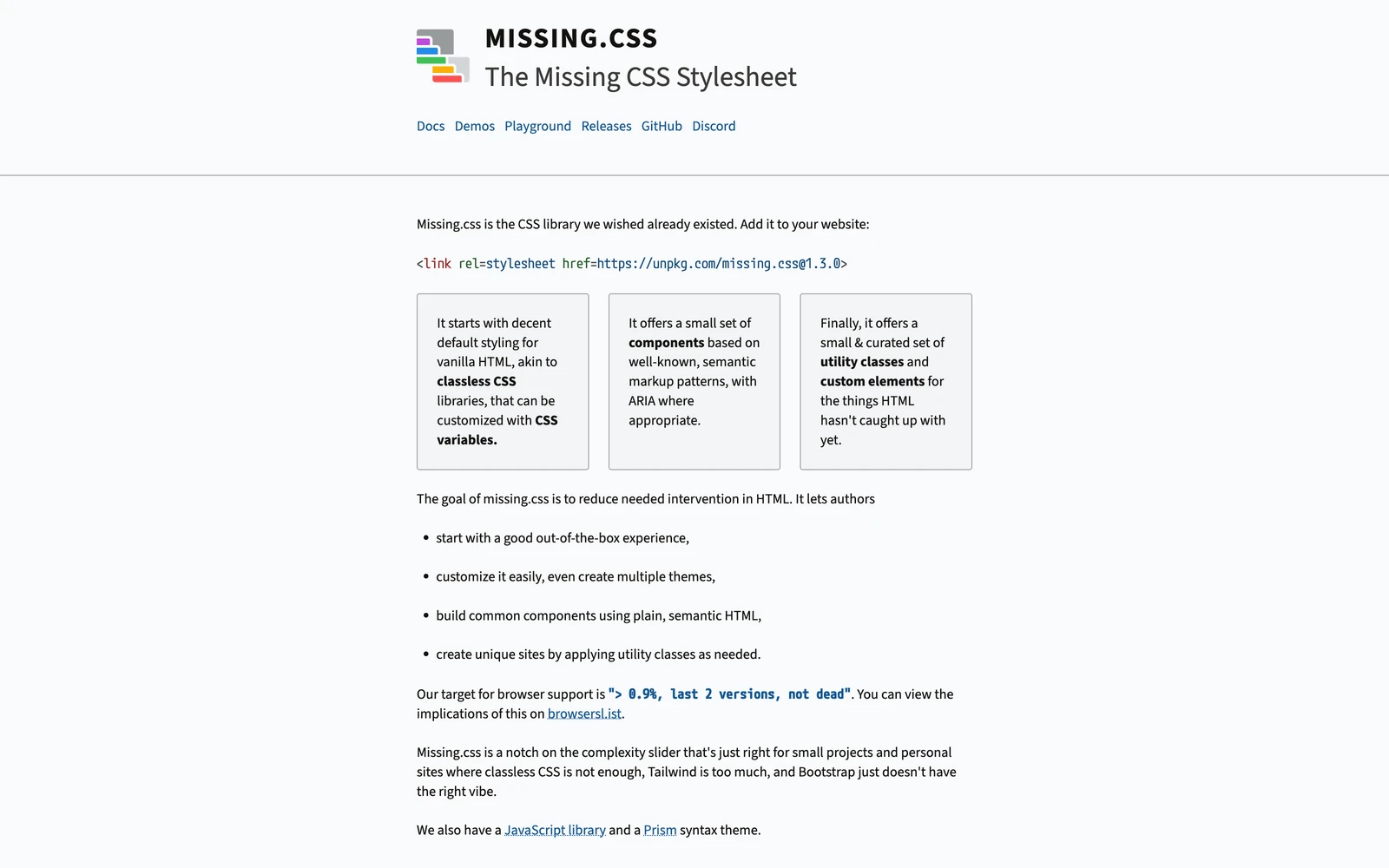 Top screenshot of Missing.Style