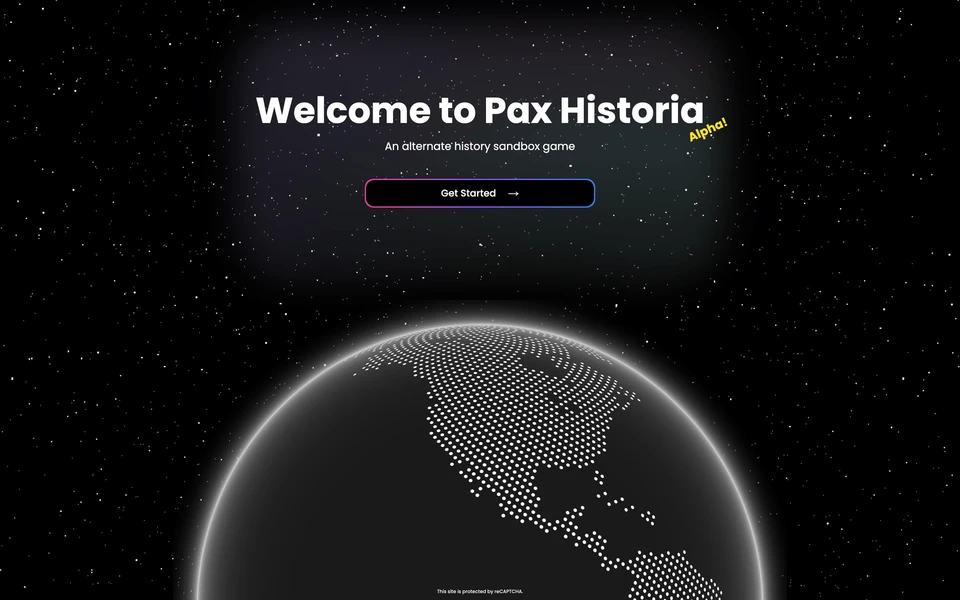 Screenshot of PaxHistoria.co