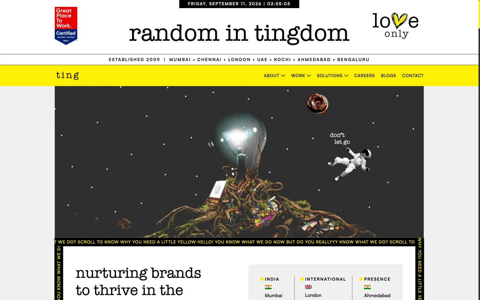 Top screenshot of Ting.in