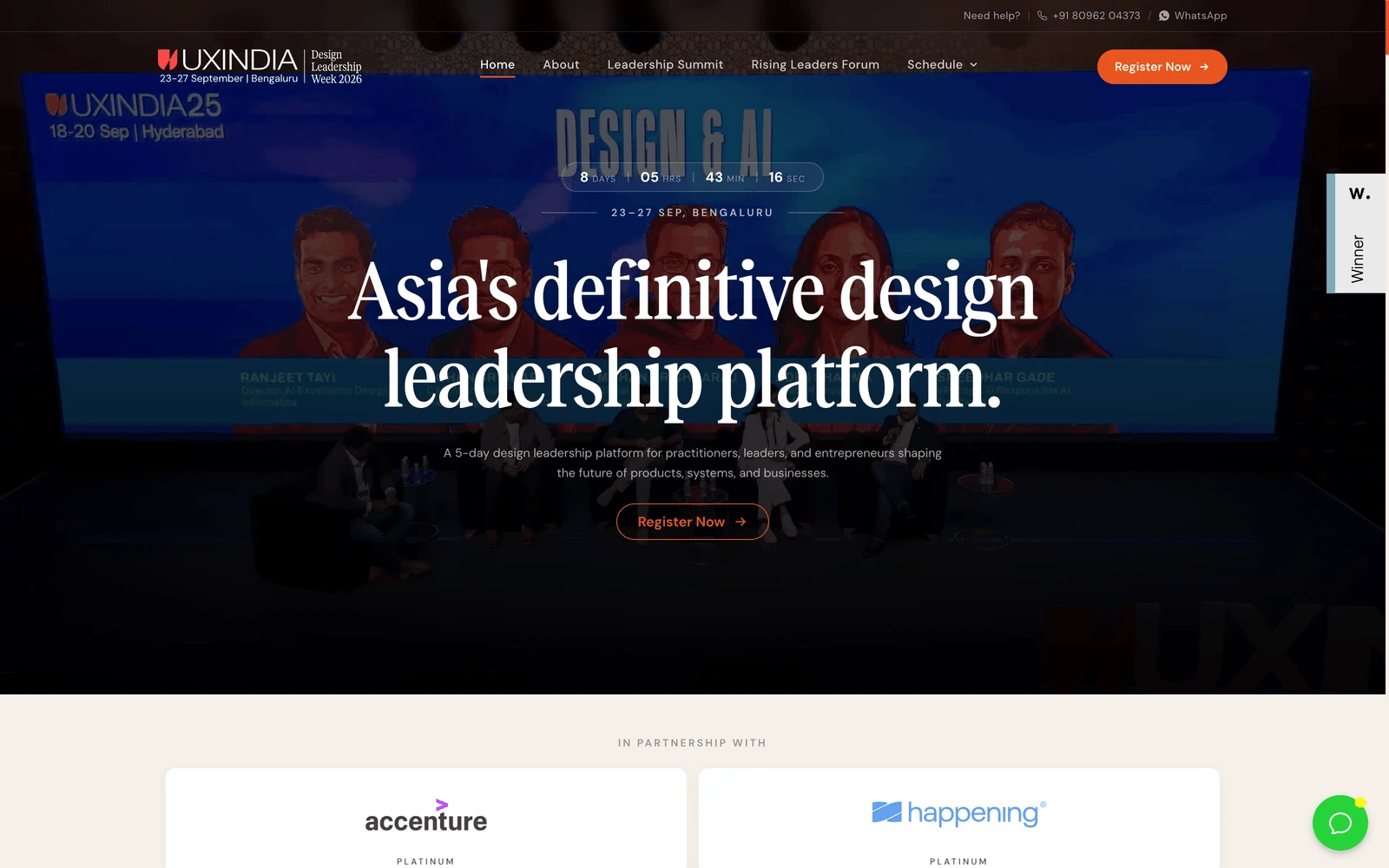 Top screenshot of UX-India.org