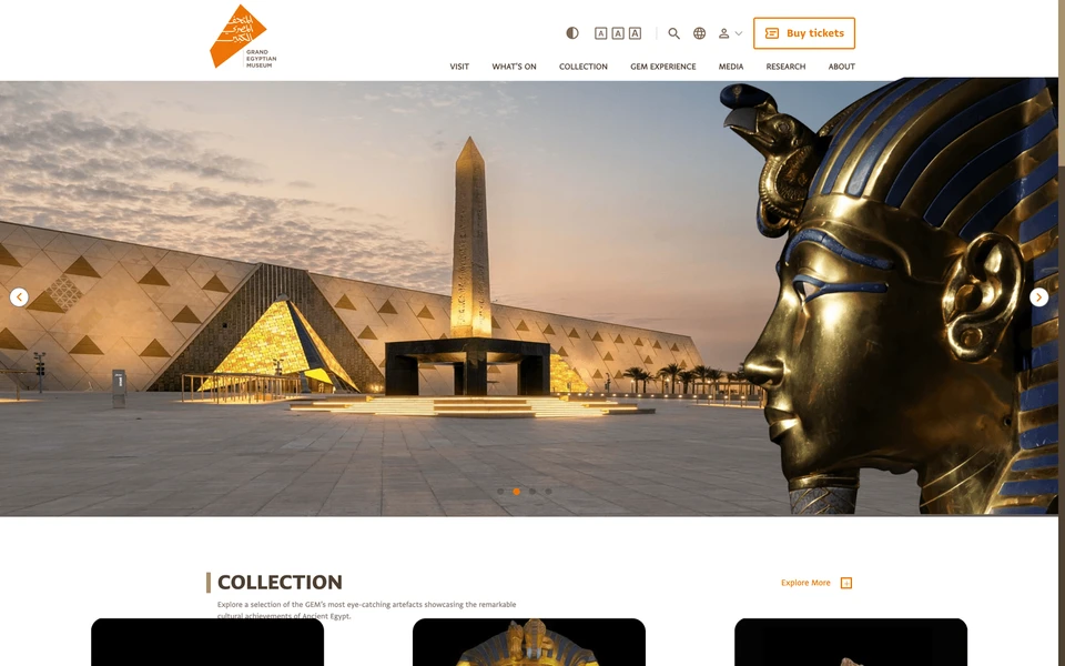 Screenshot of GEM.eg