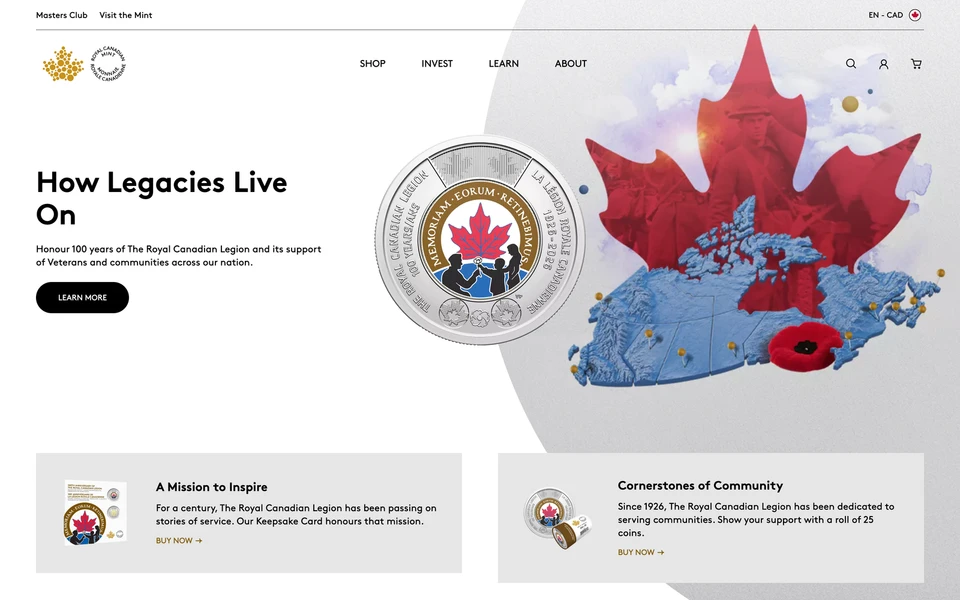Screenshot of Mint.ca