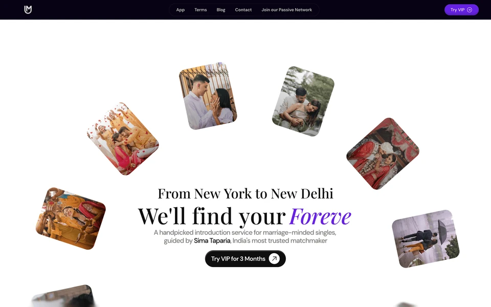 Screenshot of UrbanMatch.in