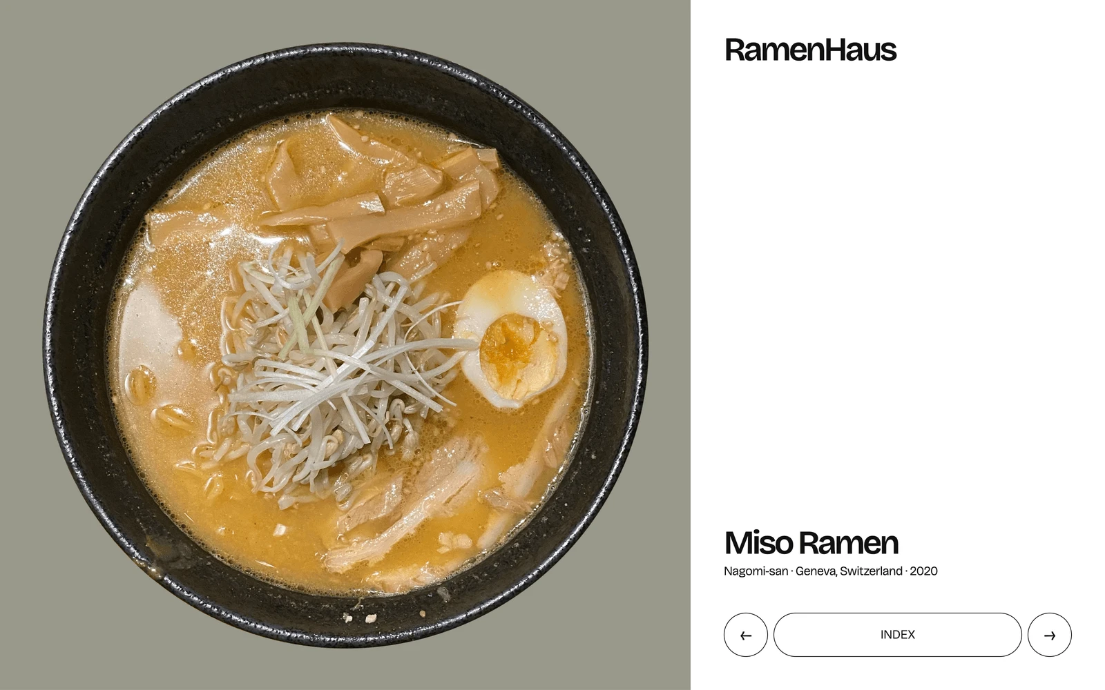 Top screenshot of Ramen.Haus