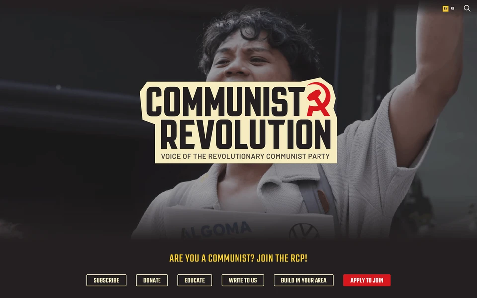 Screenshot of Marxist.ca