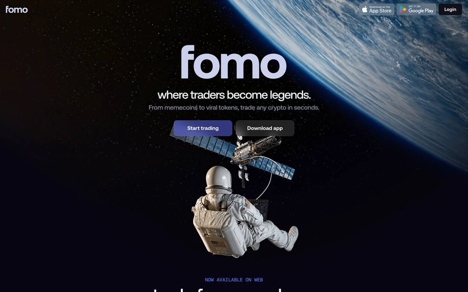 Screenshot of Fomo.Family