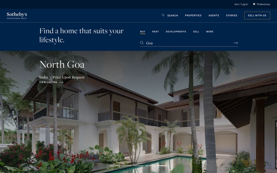 Screenshot of SothebysRealty.com