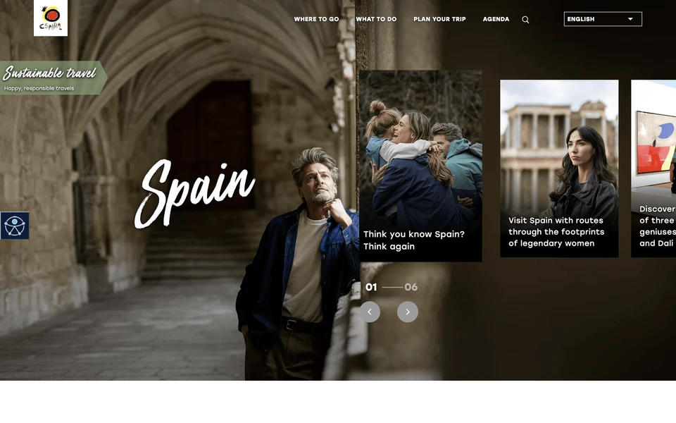 Screenshot of Spain.info