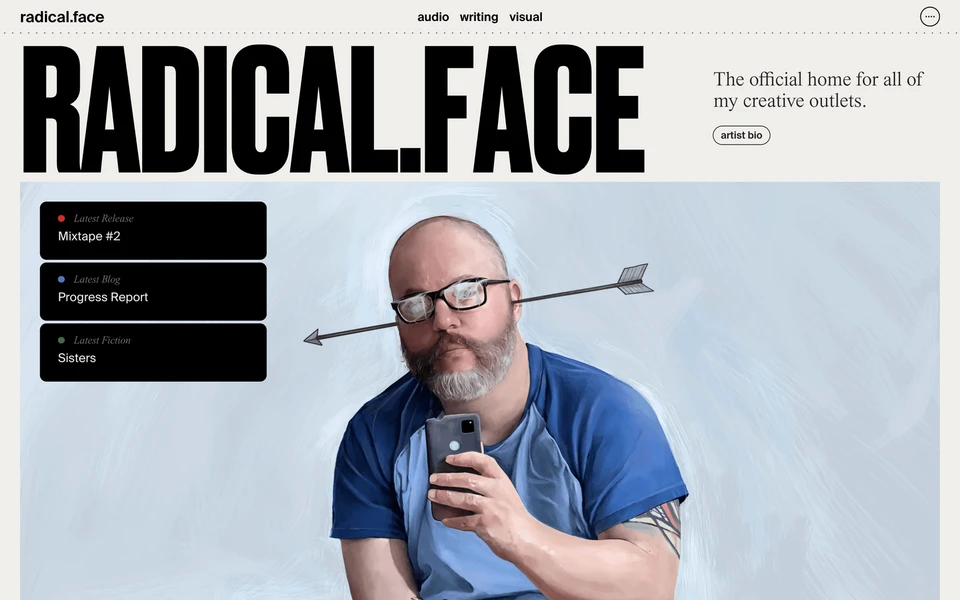 Screenshot of RadicalFace.com