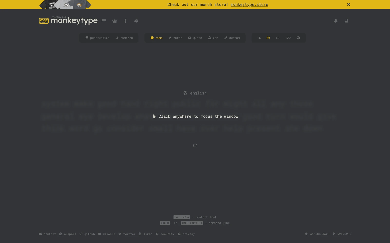 Top screenshot of MonkeyType.com