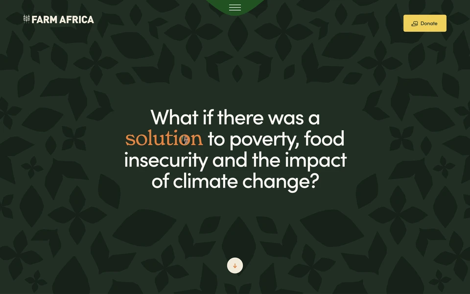 Screenshot of FarmAfrica.org