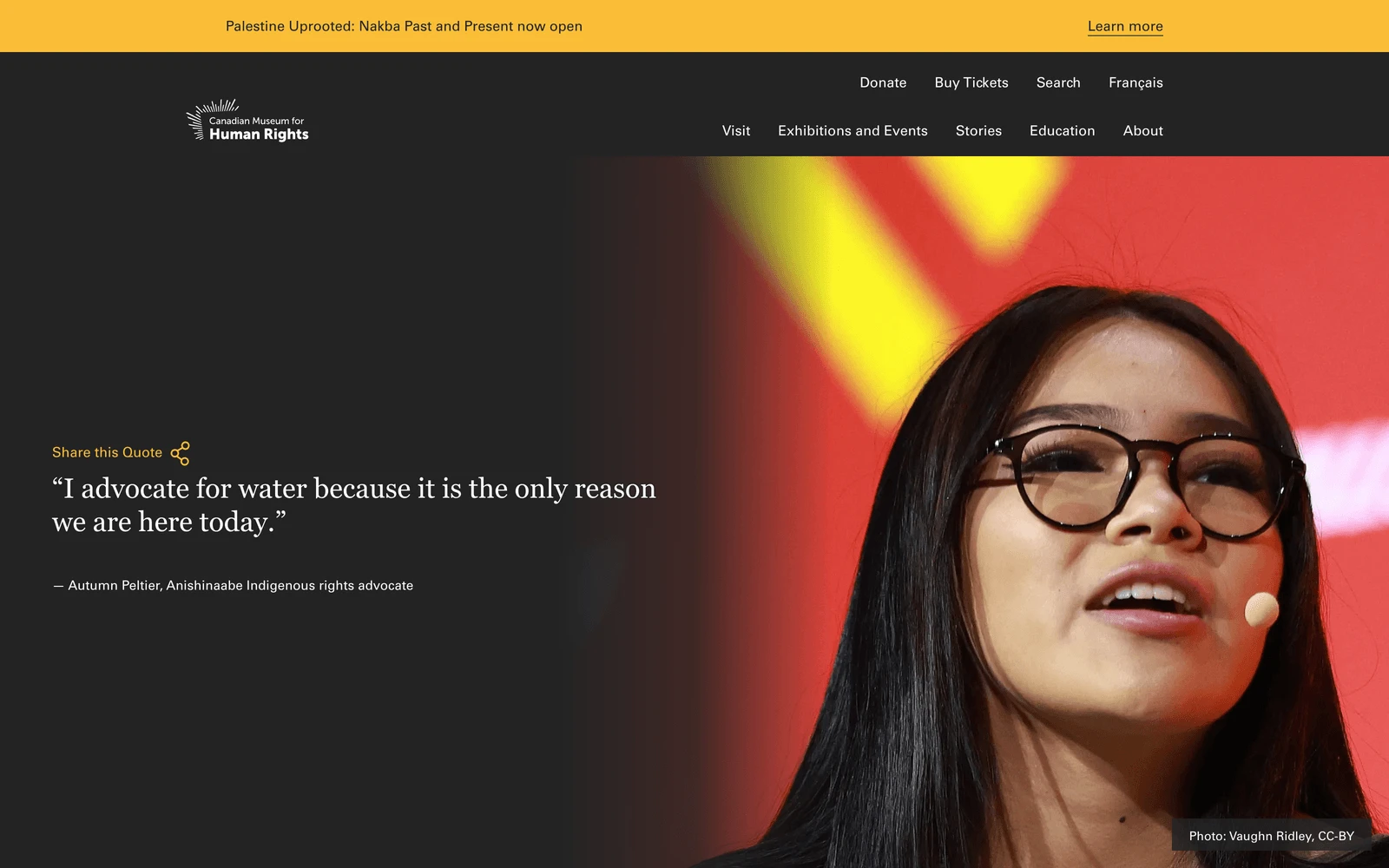 Top screenshot of HumanRights.ca