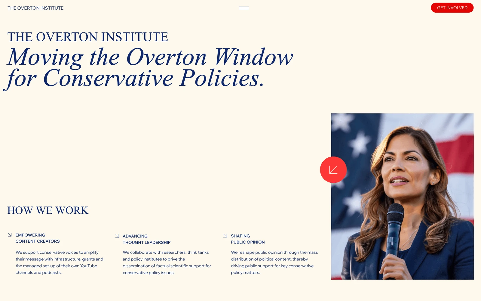 Top screenshot of OvertonInstitute.com