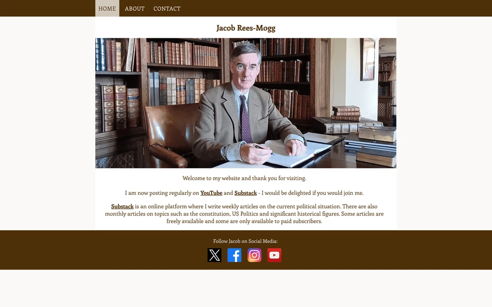 Screenshot of JacobReesMogg.com