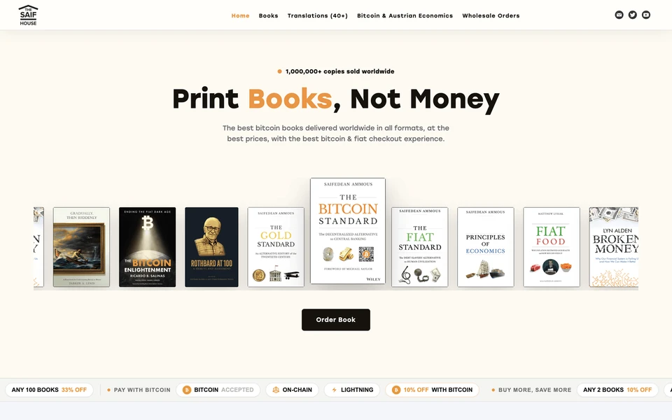 Screenshot of TheSaifHouse.com