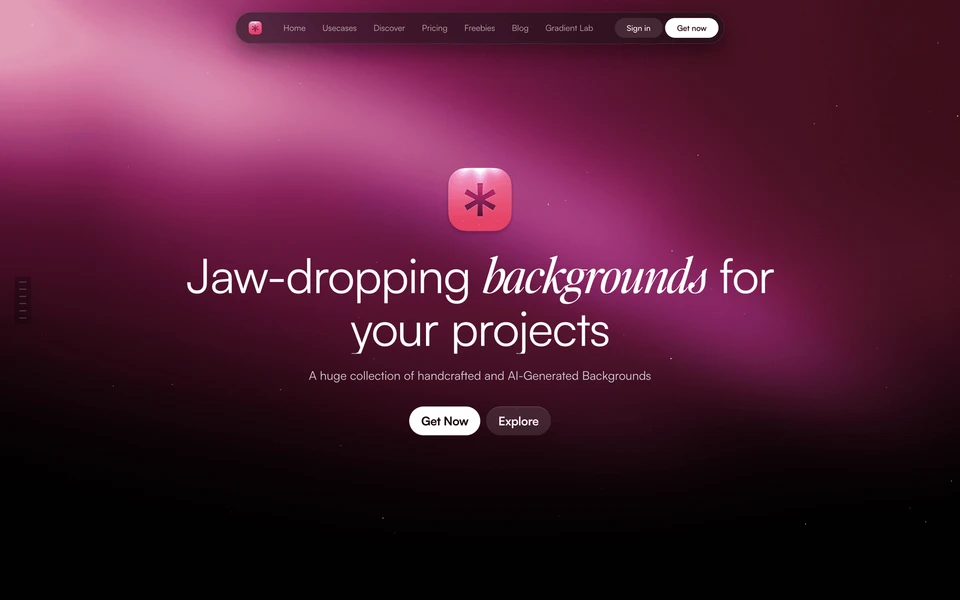 Screenshot of Backgrounds.Supply