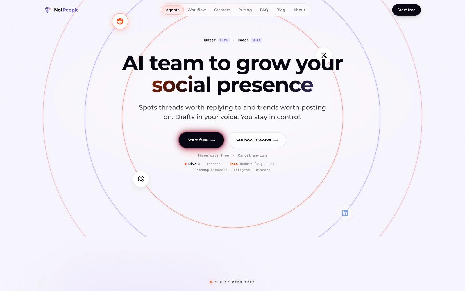 Top screenshot of NotPeople.AI