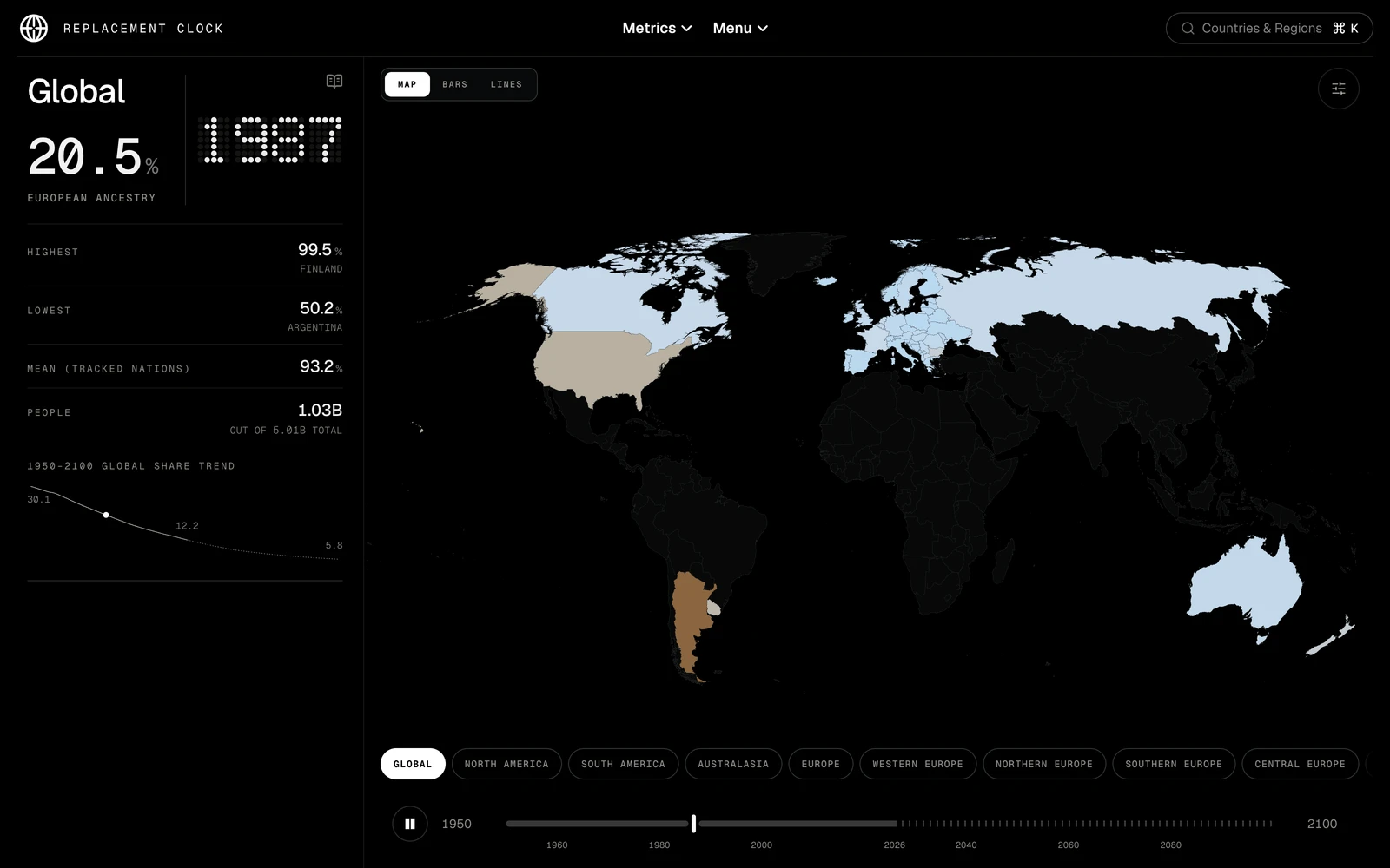 Top screenshot of ReplacementClock.org