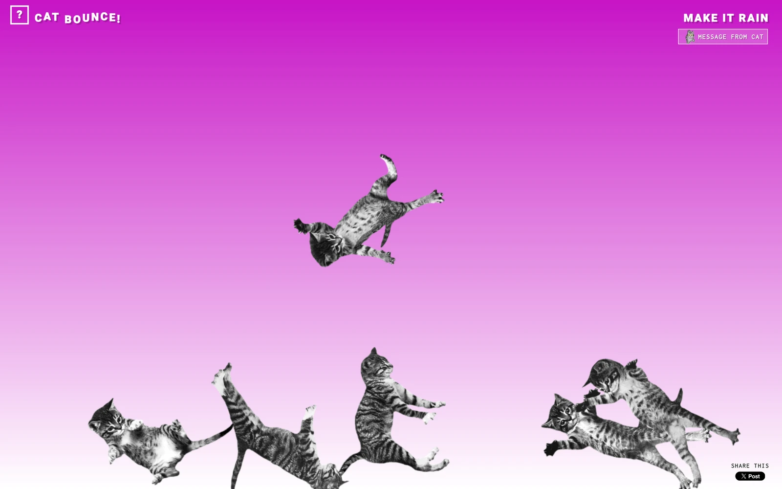 Top screenshot of Cat-Bounce.com