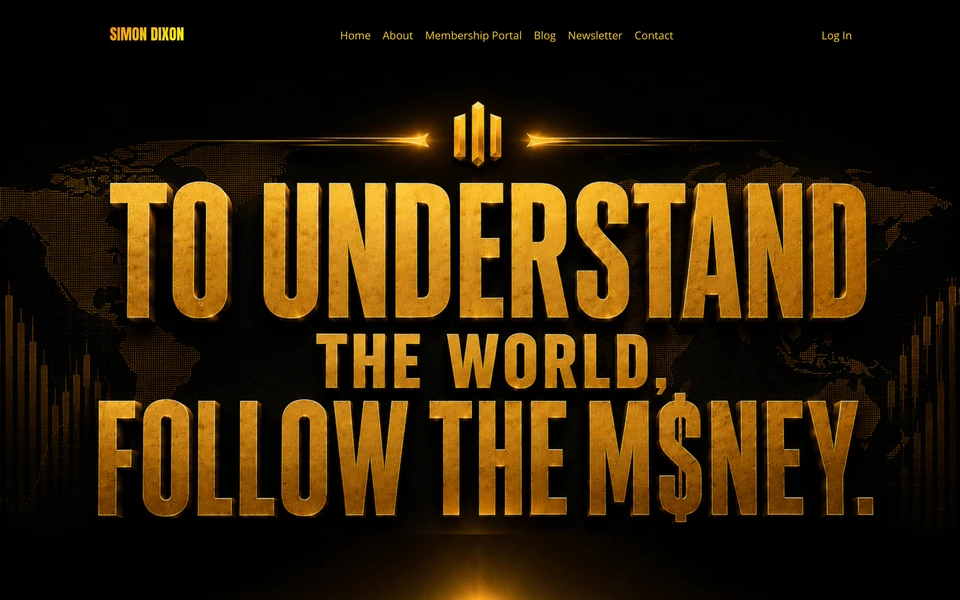 Screenshot of SimonDixon.com