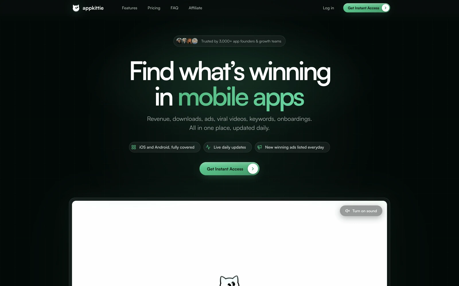Top screenshot of AppKittie.com
