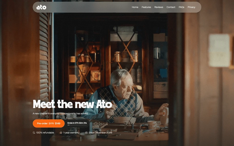 Screenshot of HeyAto.ai