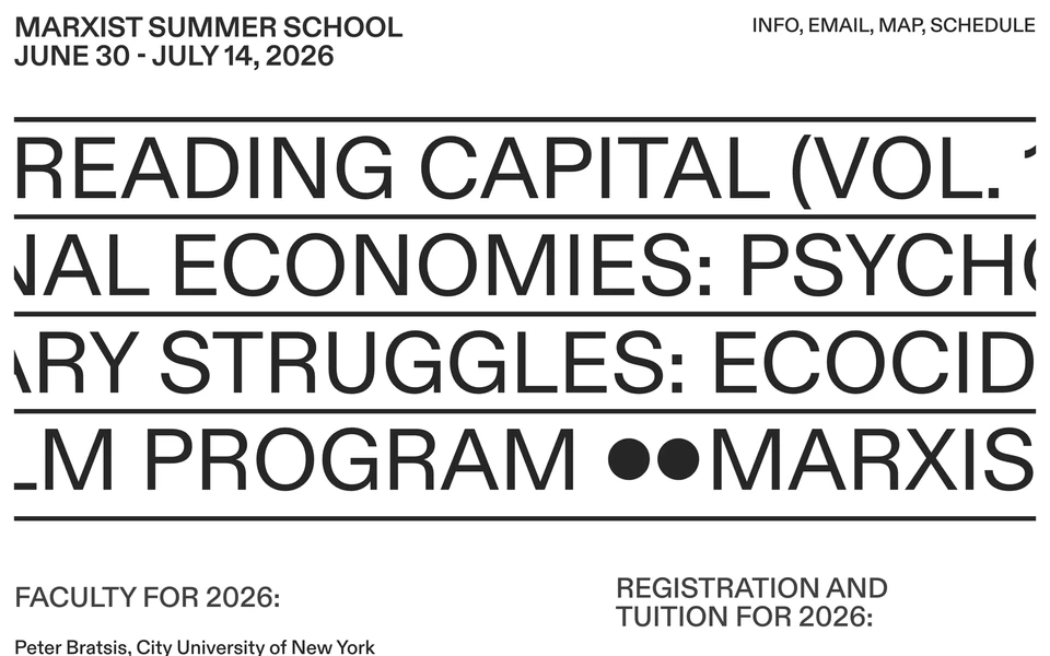 Screenshot of MarxistSummerSchool.org