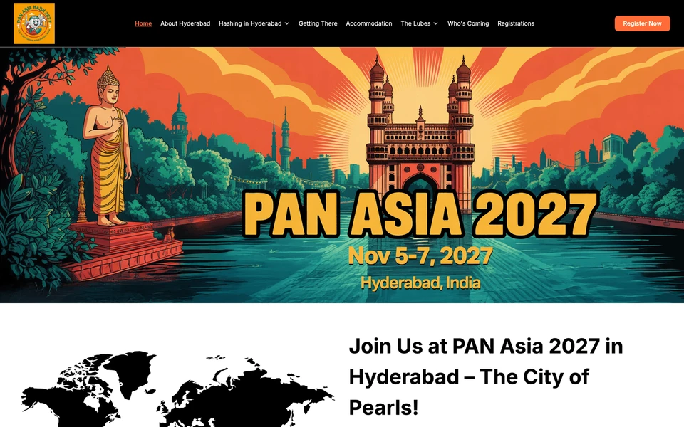 Screenshot of PAH2027.com