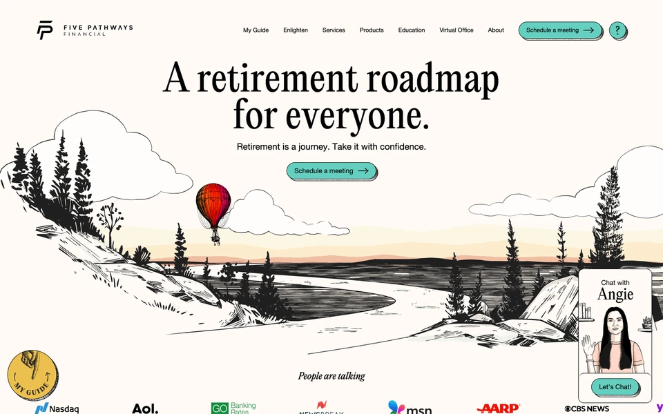 Screenshot of FivePathways.com