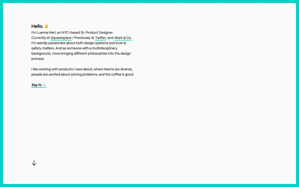 Screenshot of Luenne.design
