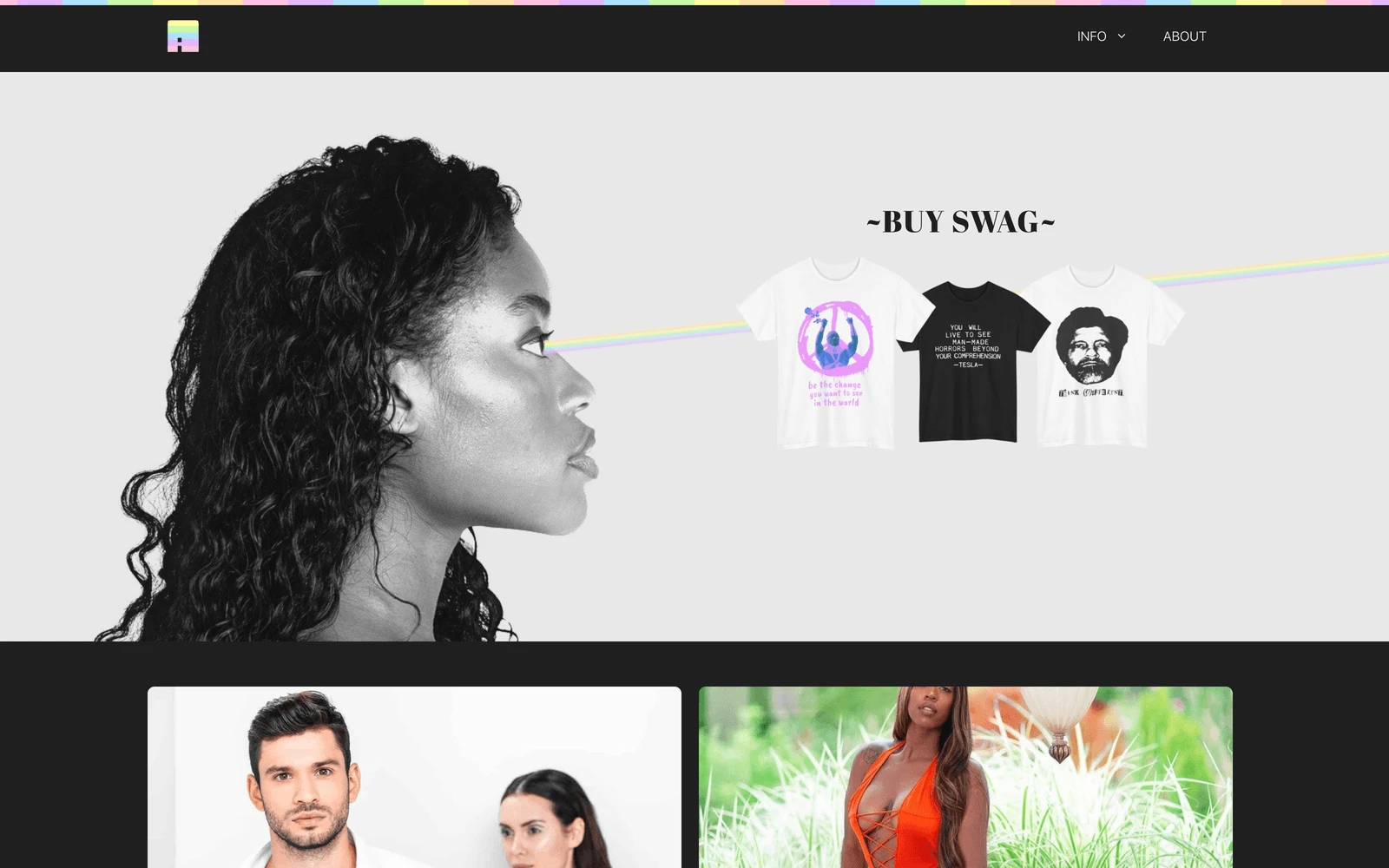 Top screenshot of AFRU.com