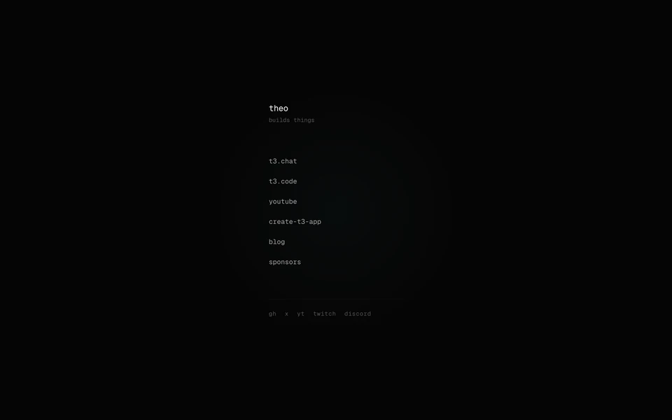 Screenshot of t3.gg