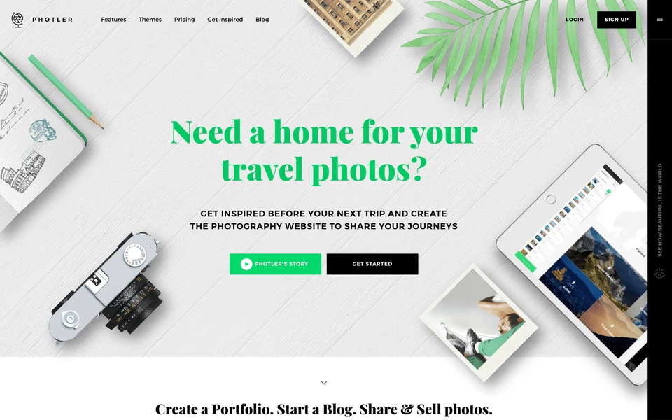 Screenshot of Photler.com