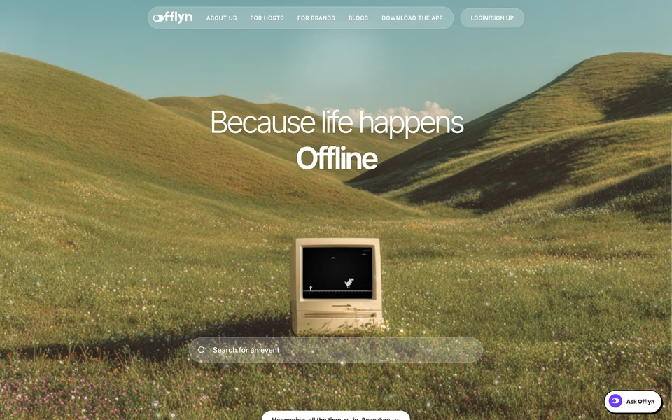 Screenshot of Offlyn.life