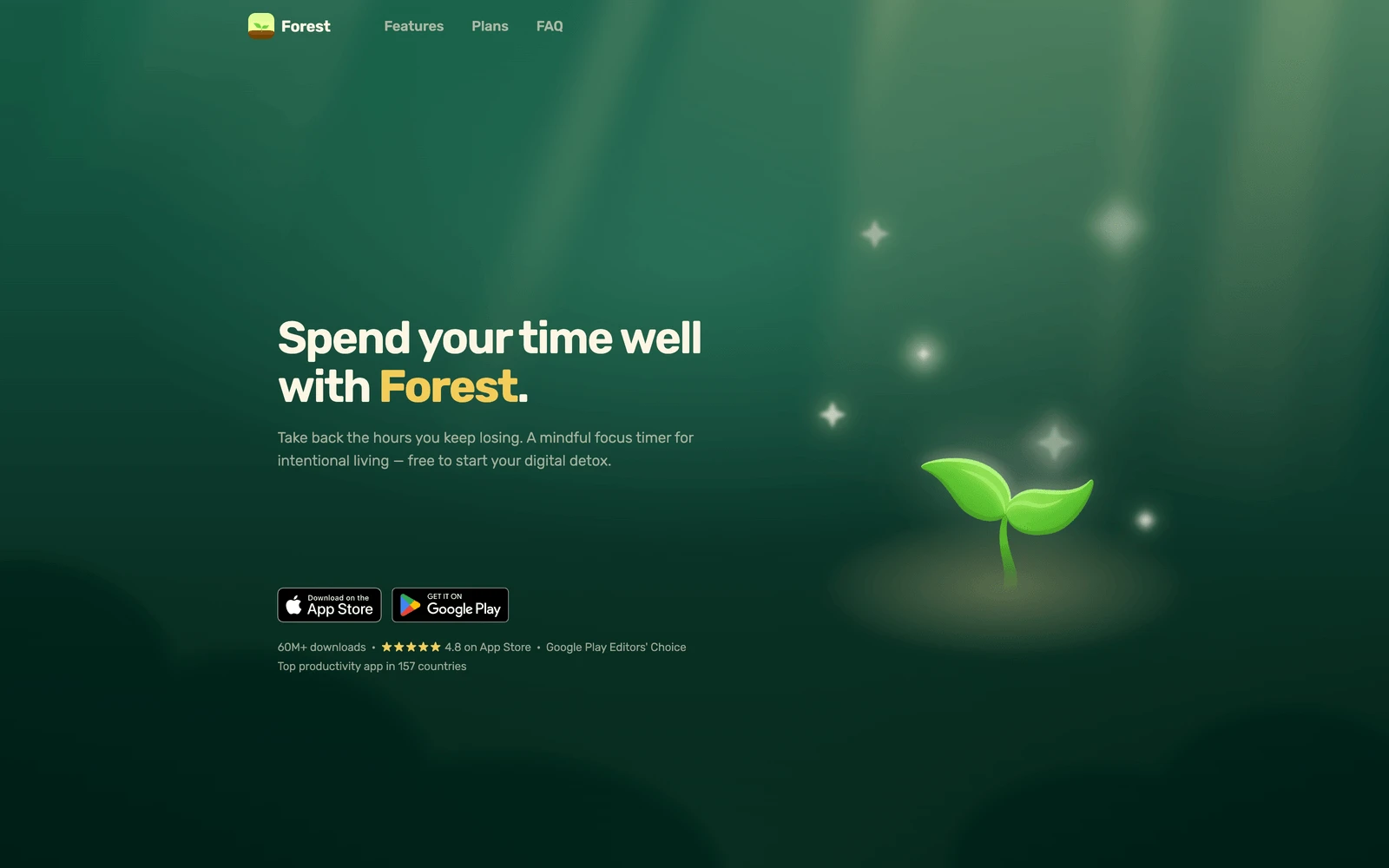 Top screenshot of ForestApp.cc