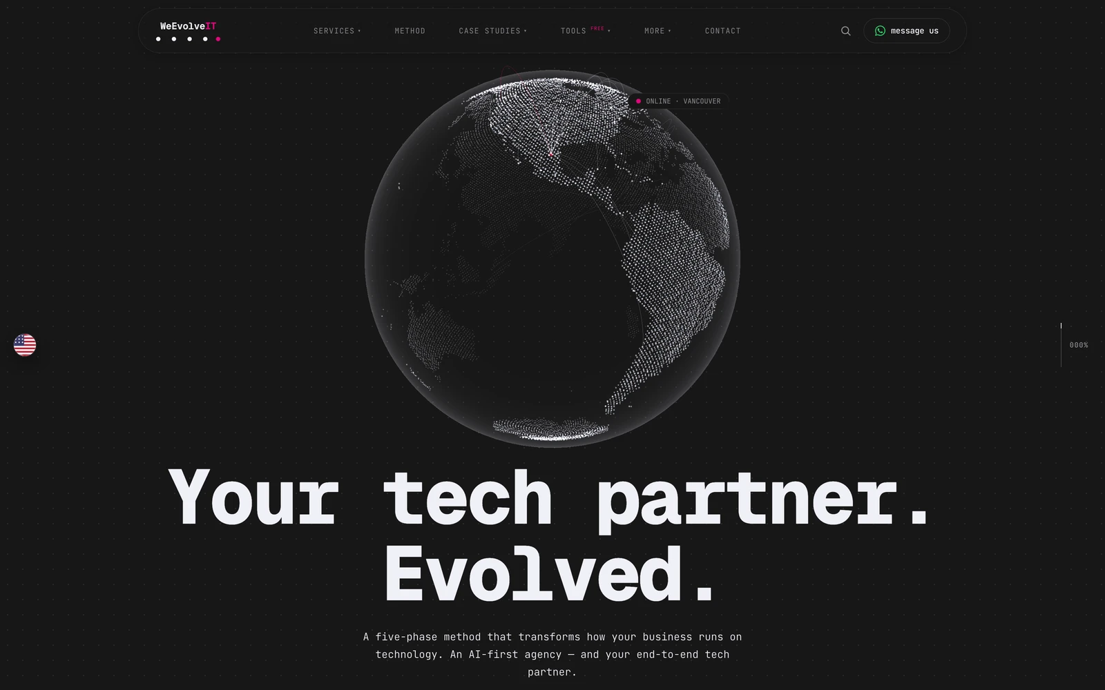 Top screenshot of WeEvolveIT.com