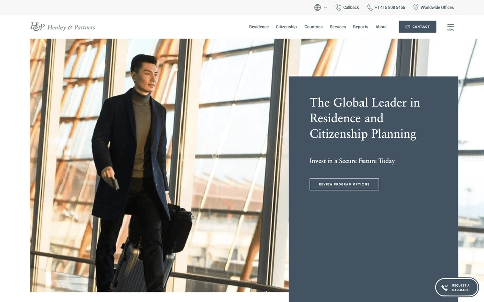 Screenshot of HenleyGlobal.com