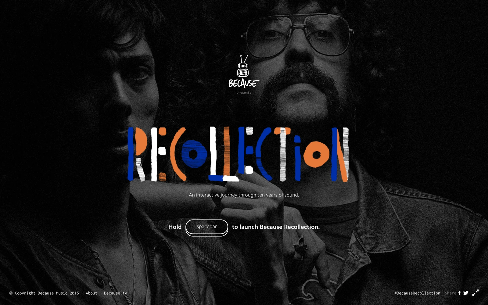Top screenshot of Because-Recollection.com