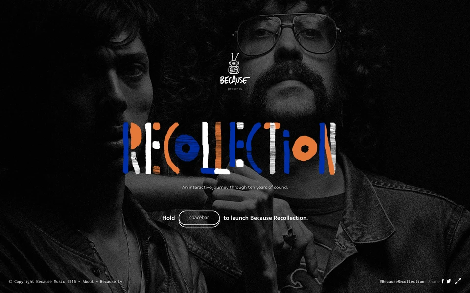 Screenshot of Because-Recollection.com