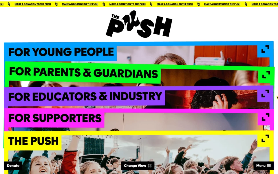 Screenshot of ThePush.com.au