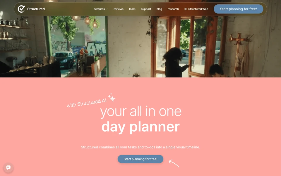Screenshot of Structured.app