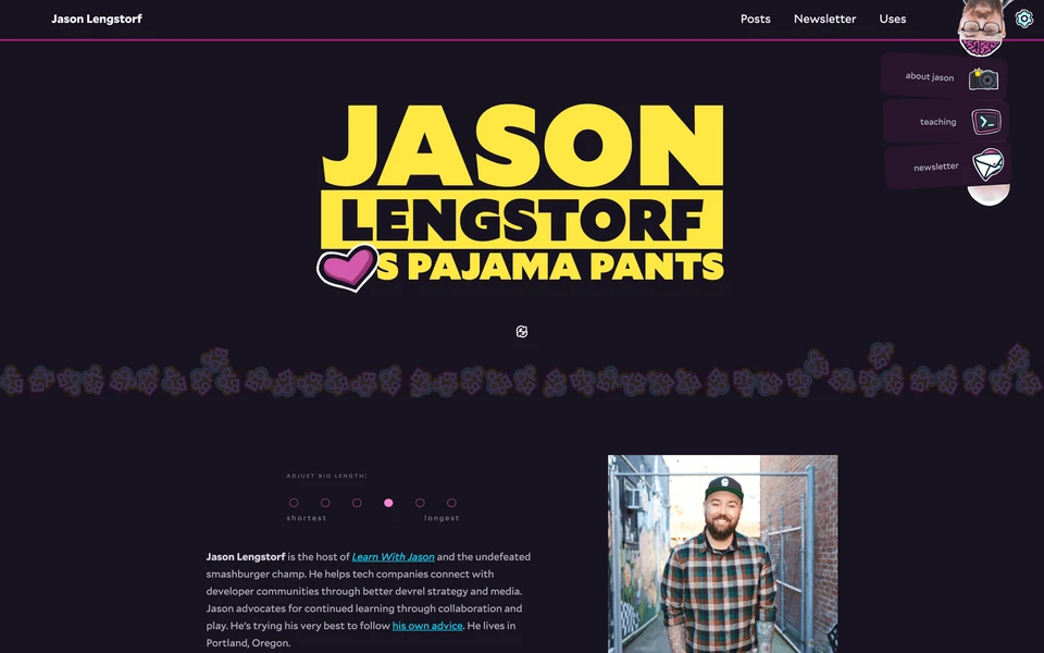 Screenshot of Jason.Energy