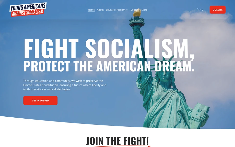 Screenshot of YAAS.org