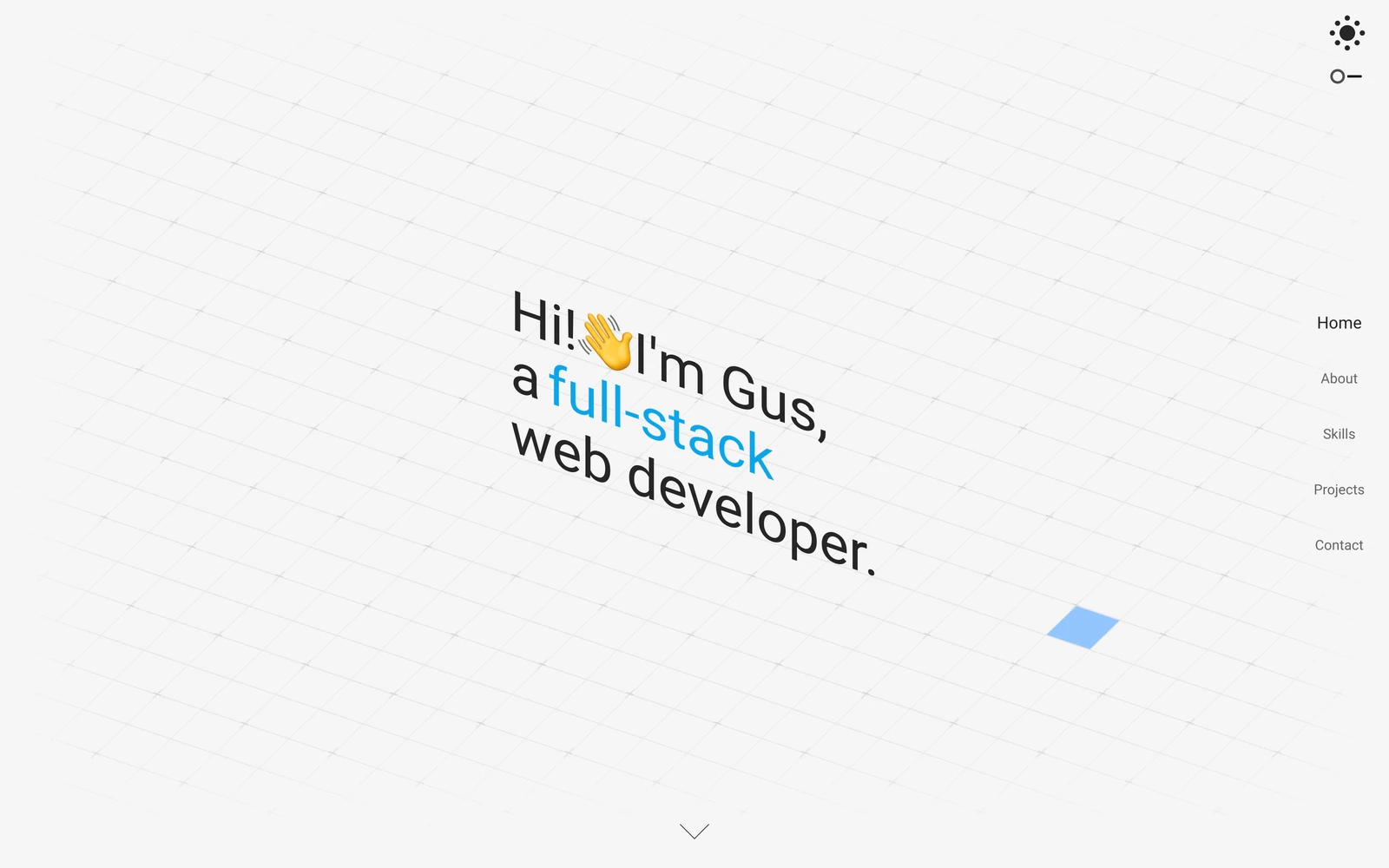Top screenshot of GusKirb-Portfolio