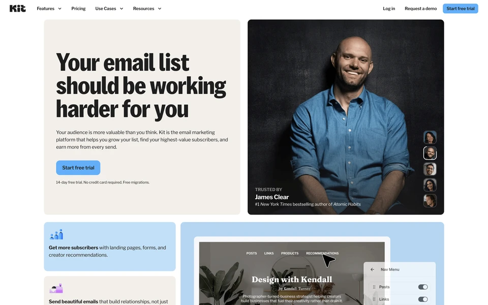 Screenshot of Kit.com