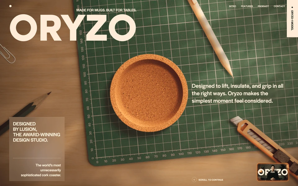 Screenshot of Oryzo.ai