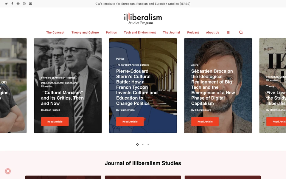 Screenshot of Illiberalism.org