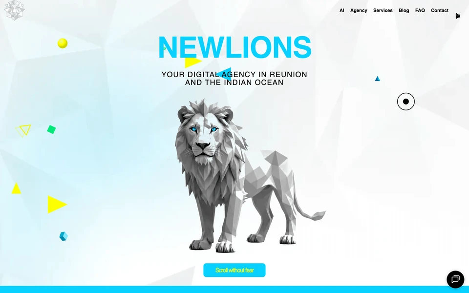 Screenshot of Newlions.fr