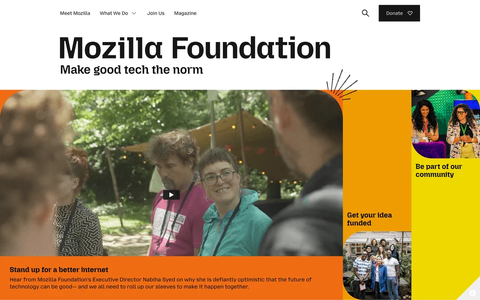 Screenshot of Mozilla.org Foundation