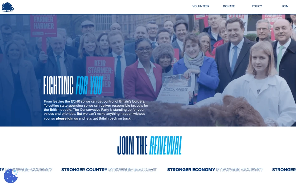 Screenshot of Conservatives.com
